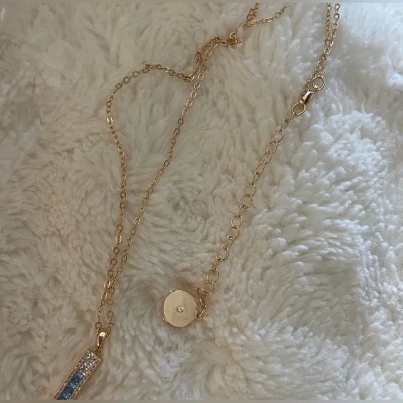 NWT VINCE CAMUTO Blue Ombre CZ Necklace - Picture 4 of 6